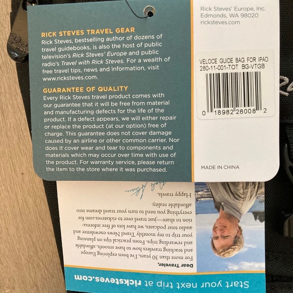 Rick Steves Veloce Guide Bag - Picture 3 of 5